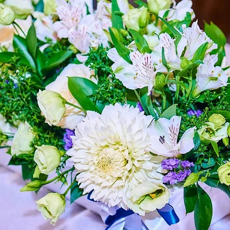 Цветочное кашпо на свадьбу