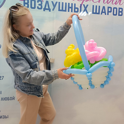 Корзина с цветами