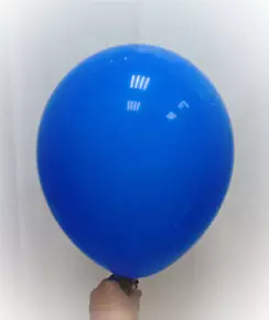 шар пастельный синий