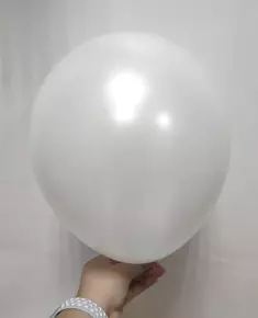 Шар пастельный белый 