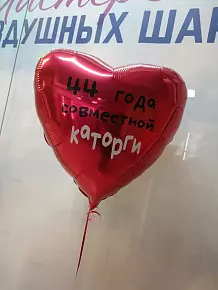 шар на годовщину с приколом