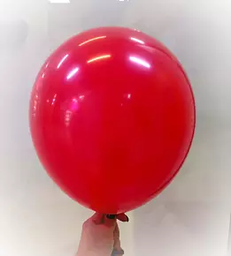 Шар красный пастель